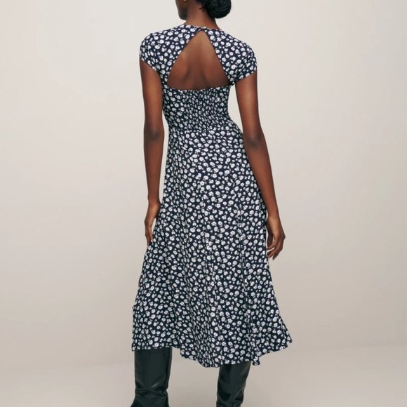 Reformation - Elton Dress (Color: Rico, Size 6) - Picture 3 of 4